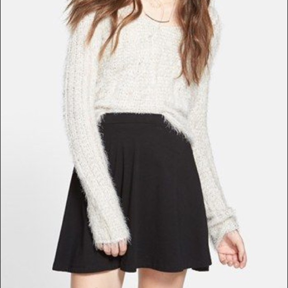 Black skater skirt